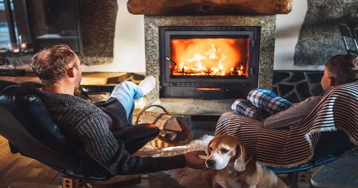 Hogar con calefacción central eficiente en invierno en la Región Metropolitana